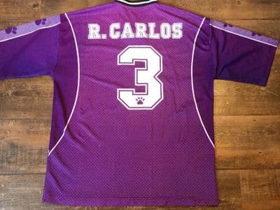 1997 1998 Real Madrid Roberto Carlos Away Football Shirt Adults Large Camiseta
