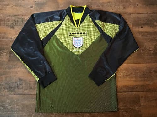 1998 1999 England Goalkeeper GK Football Shirt Medium