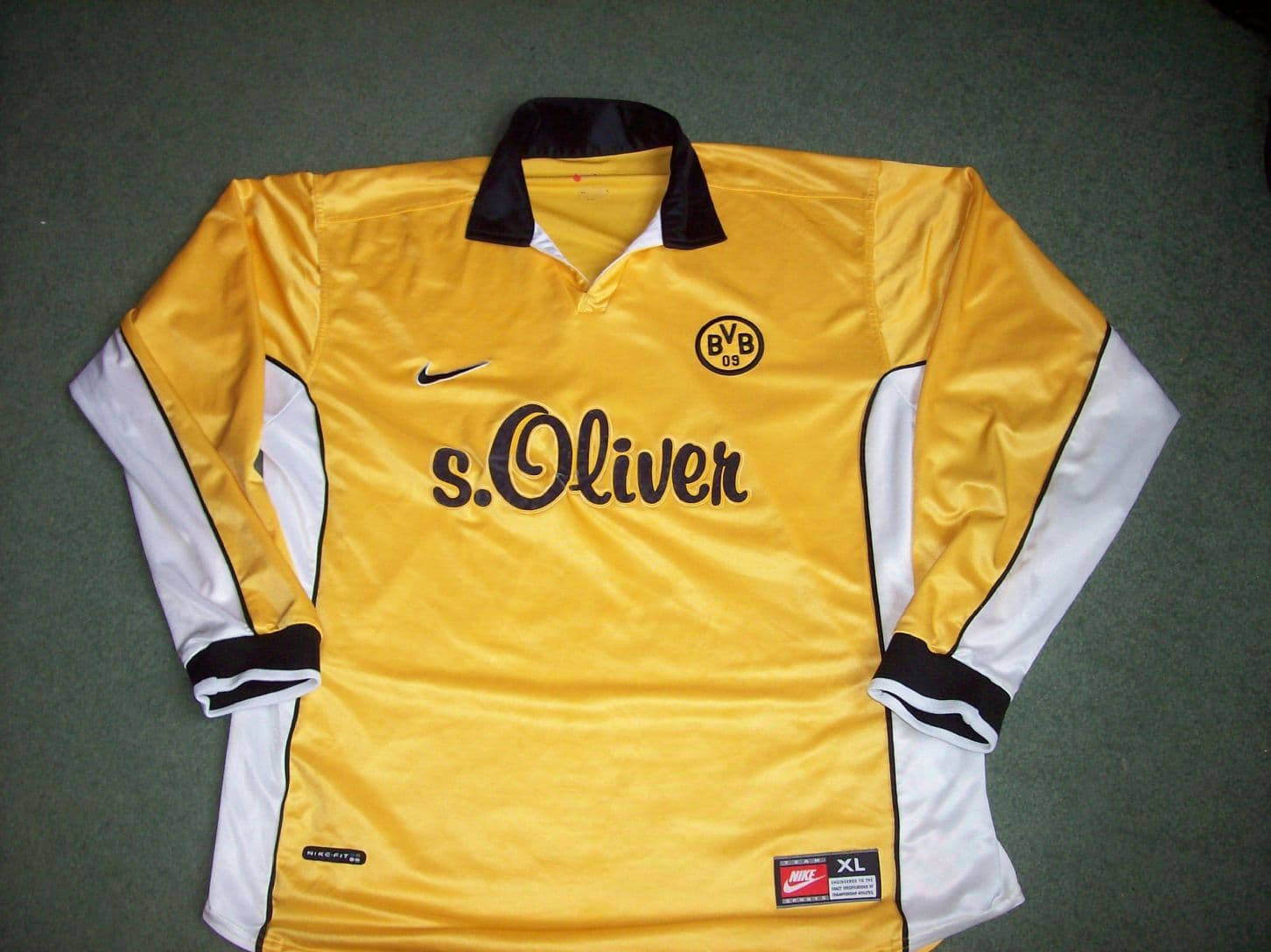 1998 2000 Borussia Dortmund Adults XL L/s Home Football Shirt 