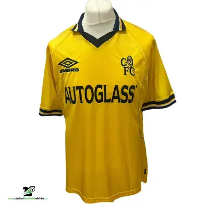 1998 2000 Chelsea Away Football Shirt Large
