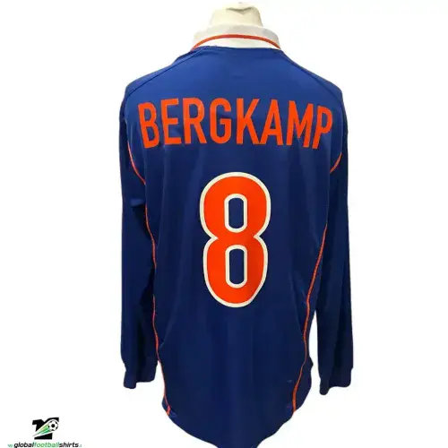 1998 2000 Holland Bergkamp L/s Away Football Shirt XL