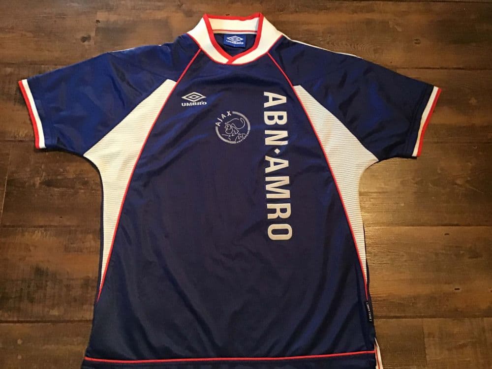 Maillot Rétro Ajax Amsterdam 1999-2000 – Extérieur, Umbro, Taille XL, Homme