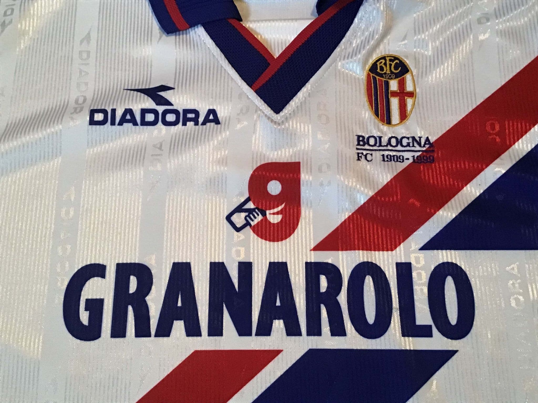 【希少品】DIADORA BOLOGNAボローニャFC 90周年記念ユニフォーム Classic Football Shirts | 1999 Bologna Vintage Old Jerseys