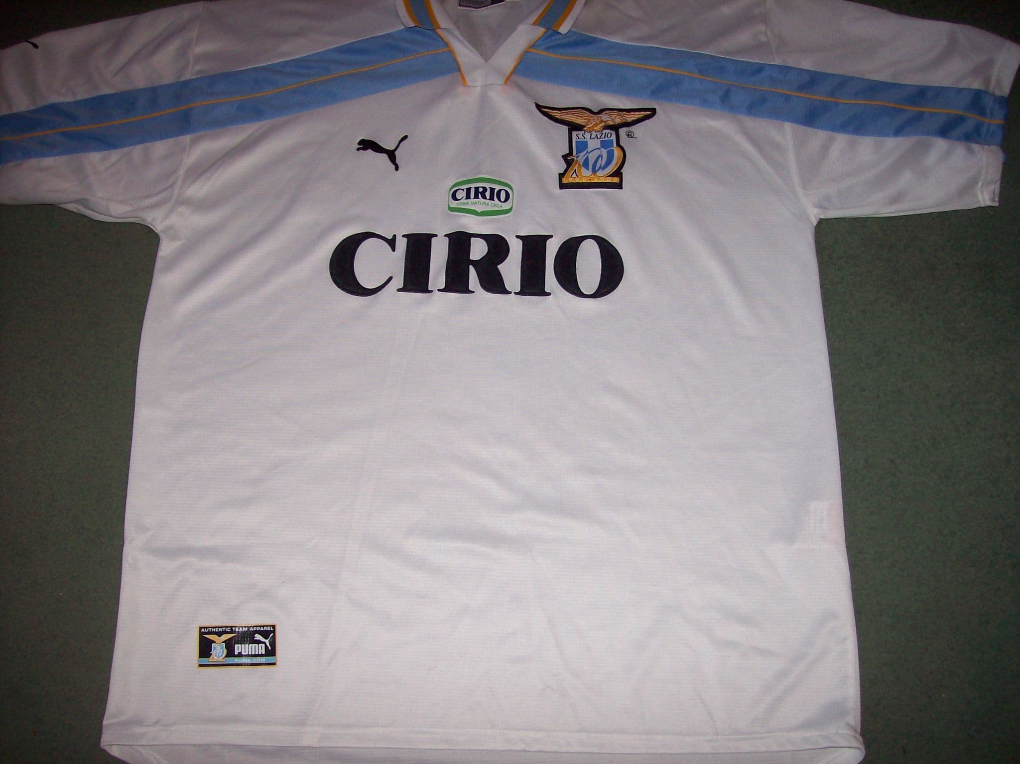 Global Classic Football Shirts : 1999 2000 Lazio : Old Soccer Jersey