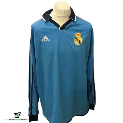 1999 2000 Real Madrid Away Player Issue L/s Football Shirt 2XL