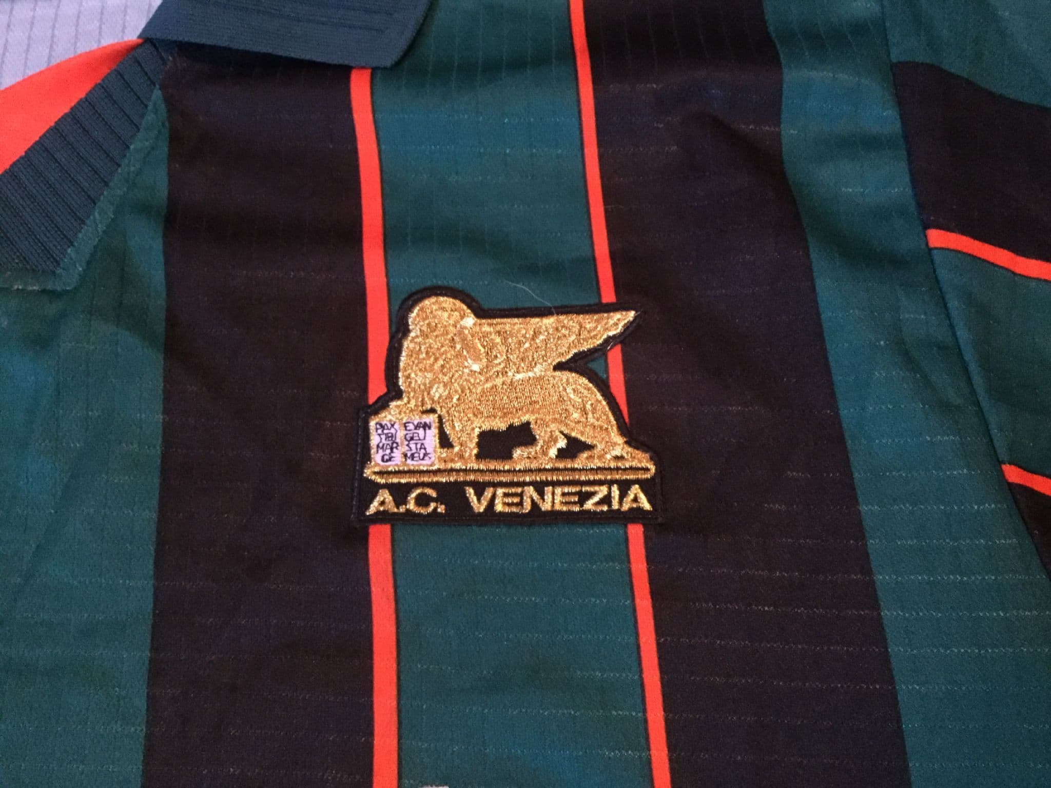 Maillot Venezia 2021-2022 Domicile Noir Kappa – Vintage Adulte, Neuf Avec étiquettes