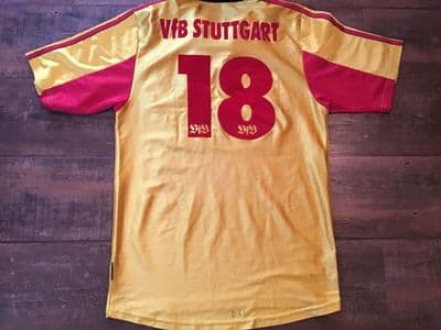 2000 2001 Stuttgart No 18 Away Football Shirt Small