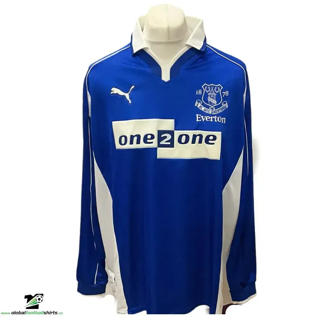 2000 2002 Everton Vintage Football Shirts Old Jerseys