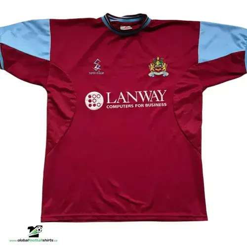 2001 2002 Burnley Football Shirt Medium