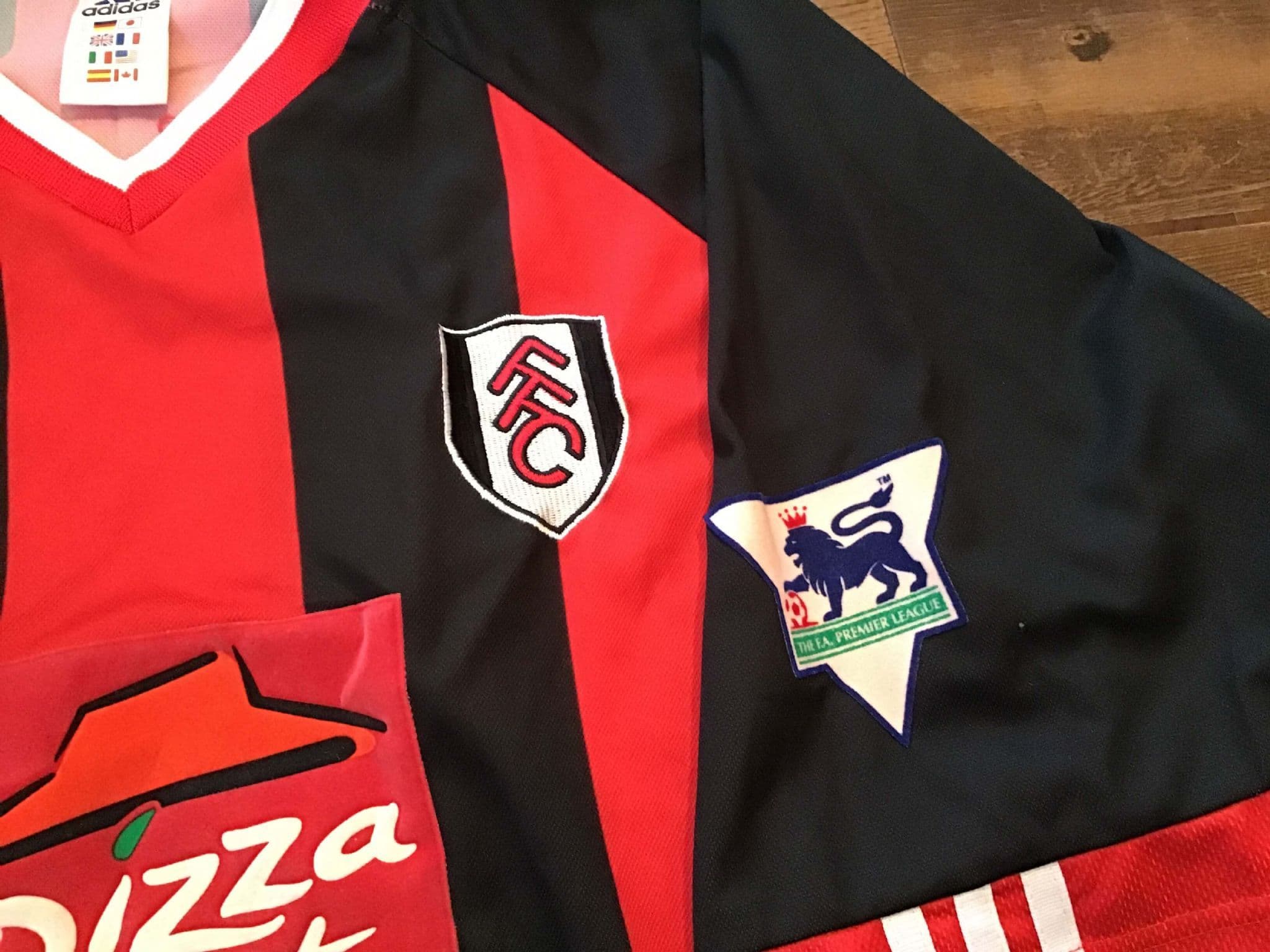 Fulham Away Kit Fulham 2001 Shirt Classic Football Shirts 2001