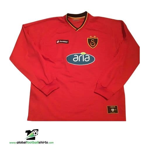 2001 2002 Galatasaray L/s Away Football Shirt XL