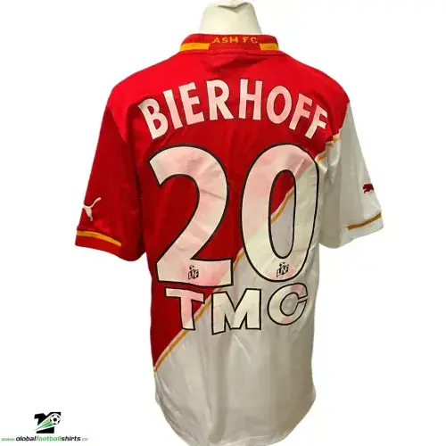 2001 2002 Monaco Bierhoff Home Football Shirt Adults Large