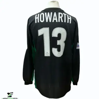 2001 2002 York City Howarth Match Worn Gk Goalkeepers Football Shirt Large