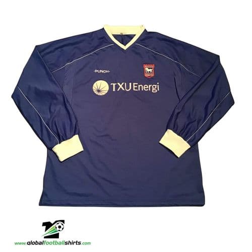 2001 2003 Ipswich Town L/s Home Football Shirt 3XL