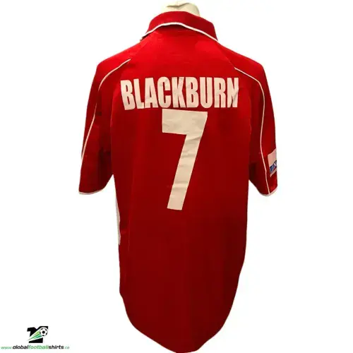 2002 2003 Chester City FC Match Worn Away Football Shirt Top Chris Blackburn XXL