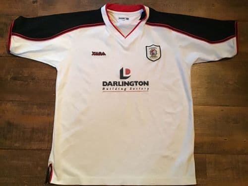 2002 2003 Darlington Home Football Shirt Medium