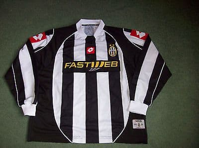 2002 2003 Juventus L/s Home Football Shirt Adults Large Italy