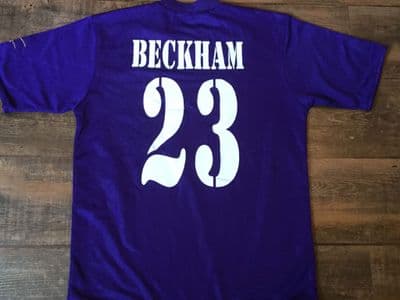 2002 2003 Real Madrid David Beckham Centenary Away Football Shirt Adults Medium