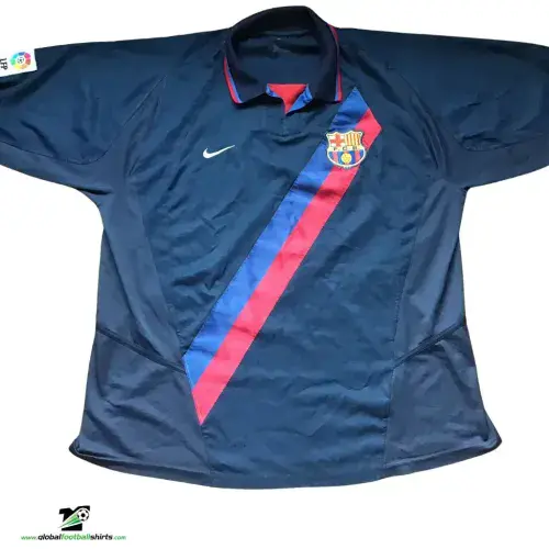 2002 2004 Barcelona Away Football Shirt XL