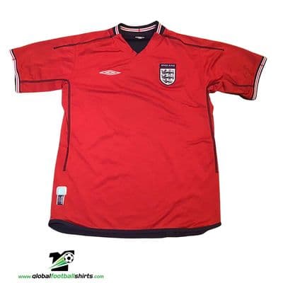 2002 2004 England Away Football Shirt Medium Large