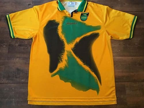 2002 2004 Jamaica Football Shirt 2XL