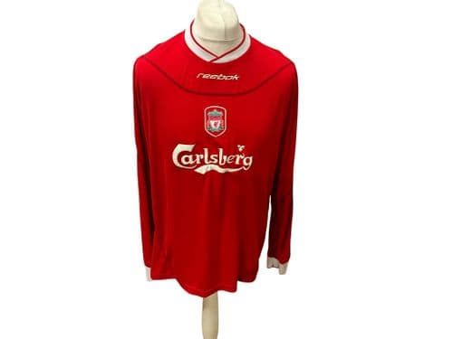 2002 2004 Liverpool L/s Football Shirt XL