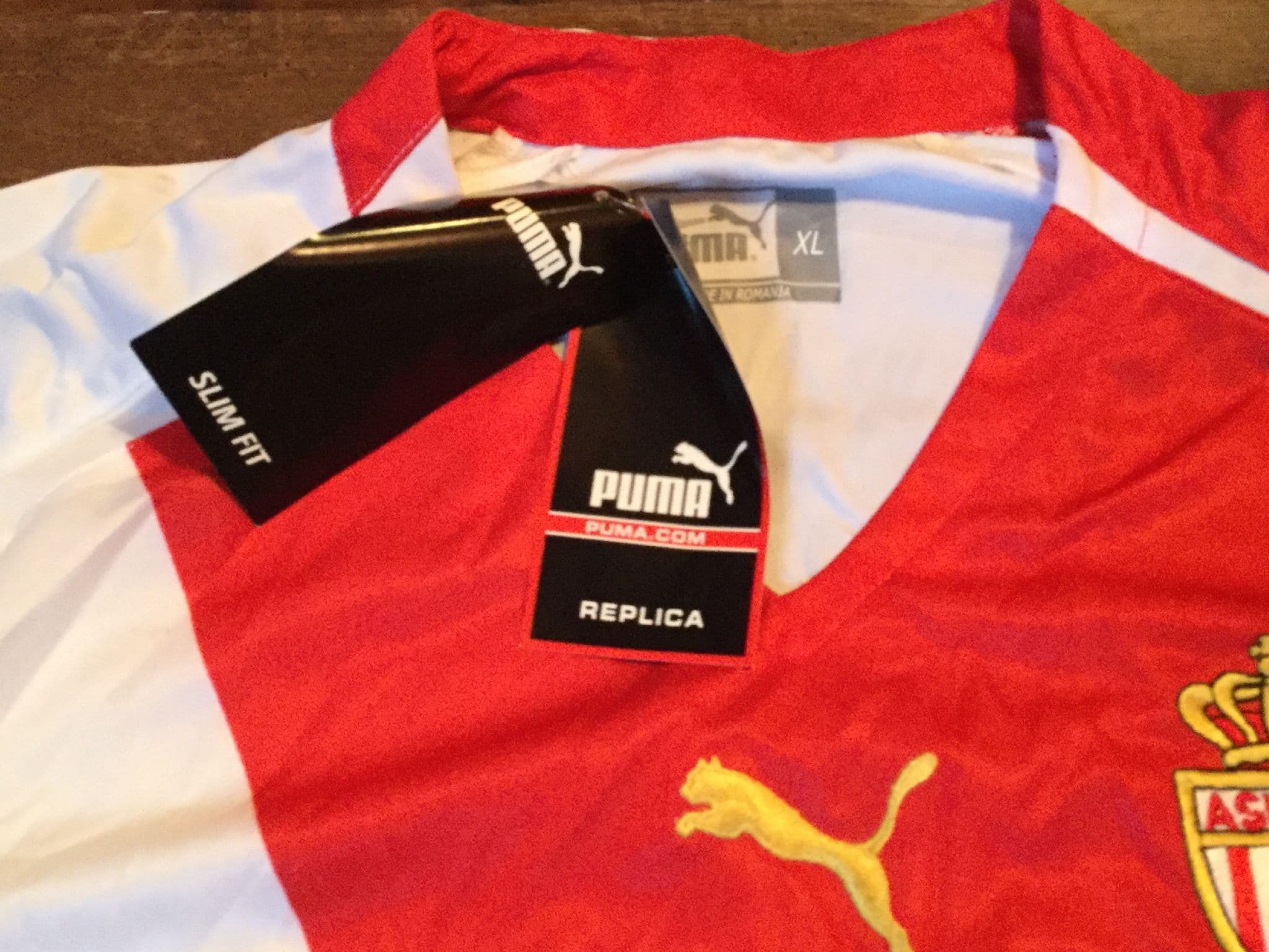 Maillot Gardien AS Monaco 2003-2004 - Puma - Jaune - Taille L - Excellent état