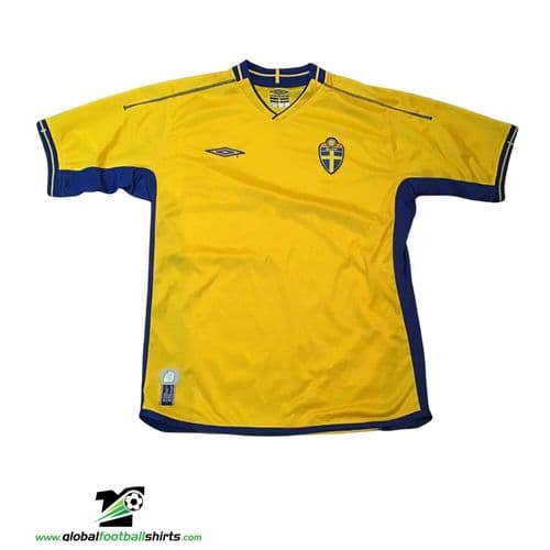 2003 2004 Sweden Football Shirt Medium