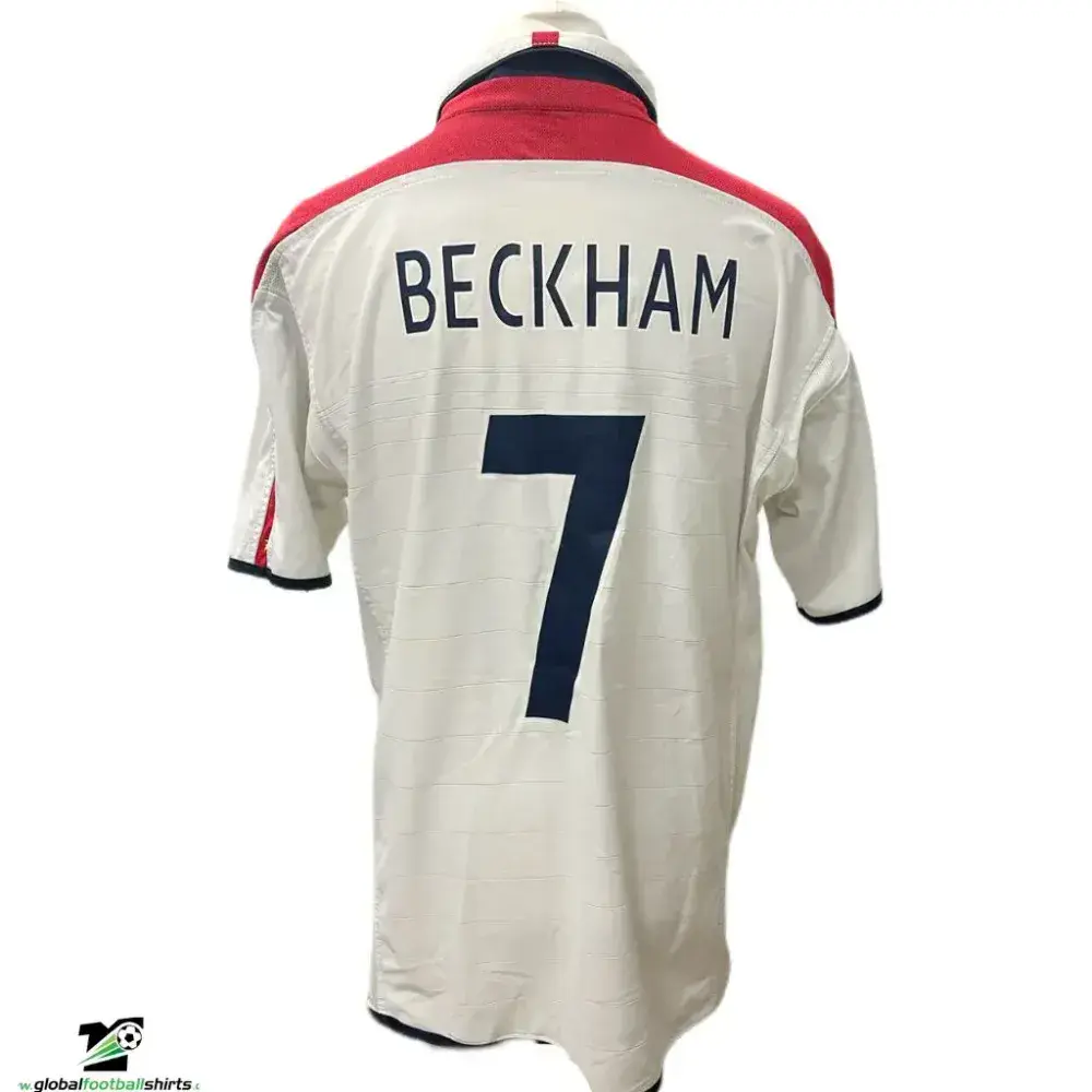 【国内正規 01-03 England  L/S Beckham #7】 BNWT 01-03 Umbro England away L/S shirt Beckham #7】 | eBay