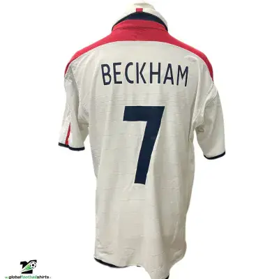 2003 2005 England Beckham Football Shirt XL