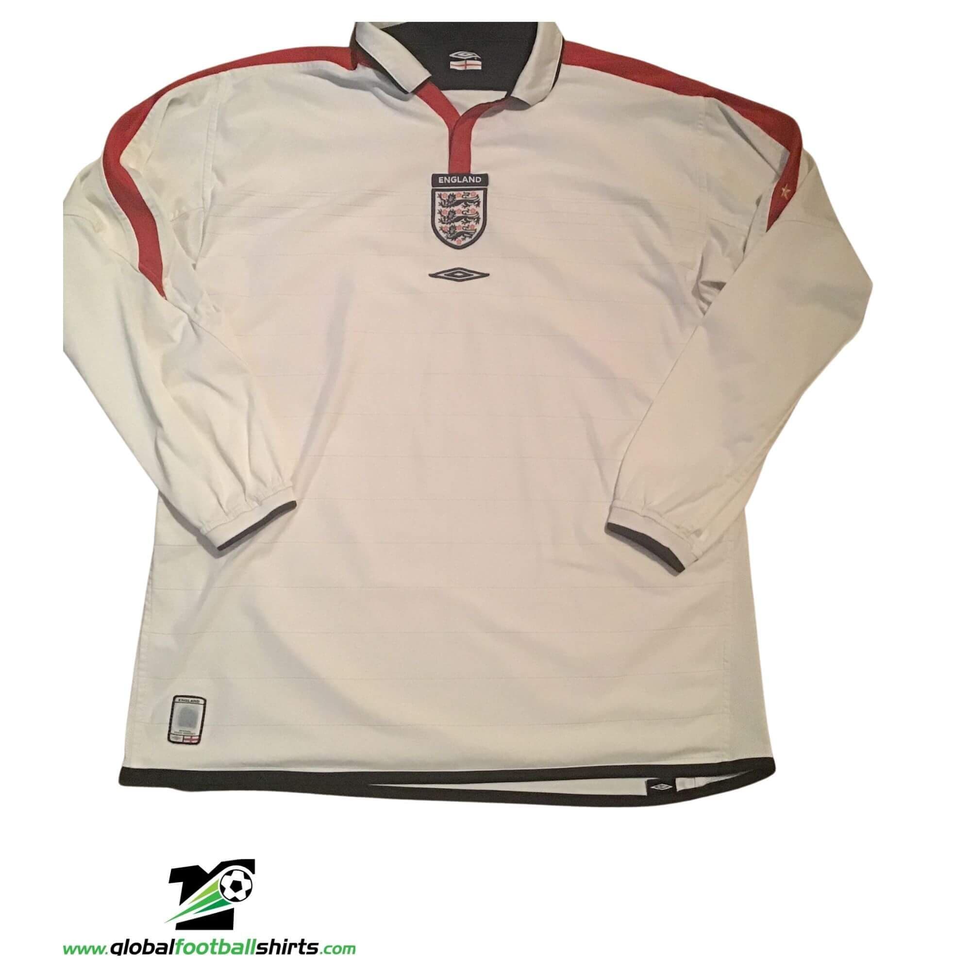 レア 2003-2005 Umbro イングランド代表 シャツ ホーム Ｌ レア 2003-2005 Umbro イングランド代表 シャツ ホーム L UMBRO