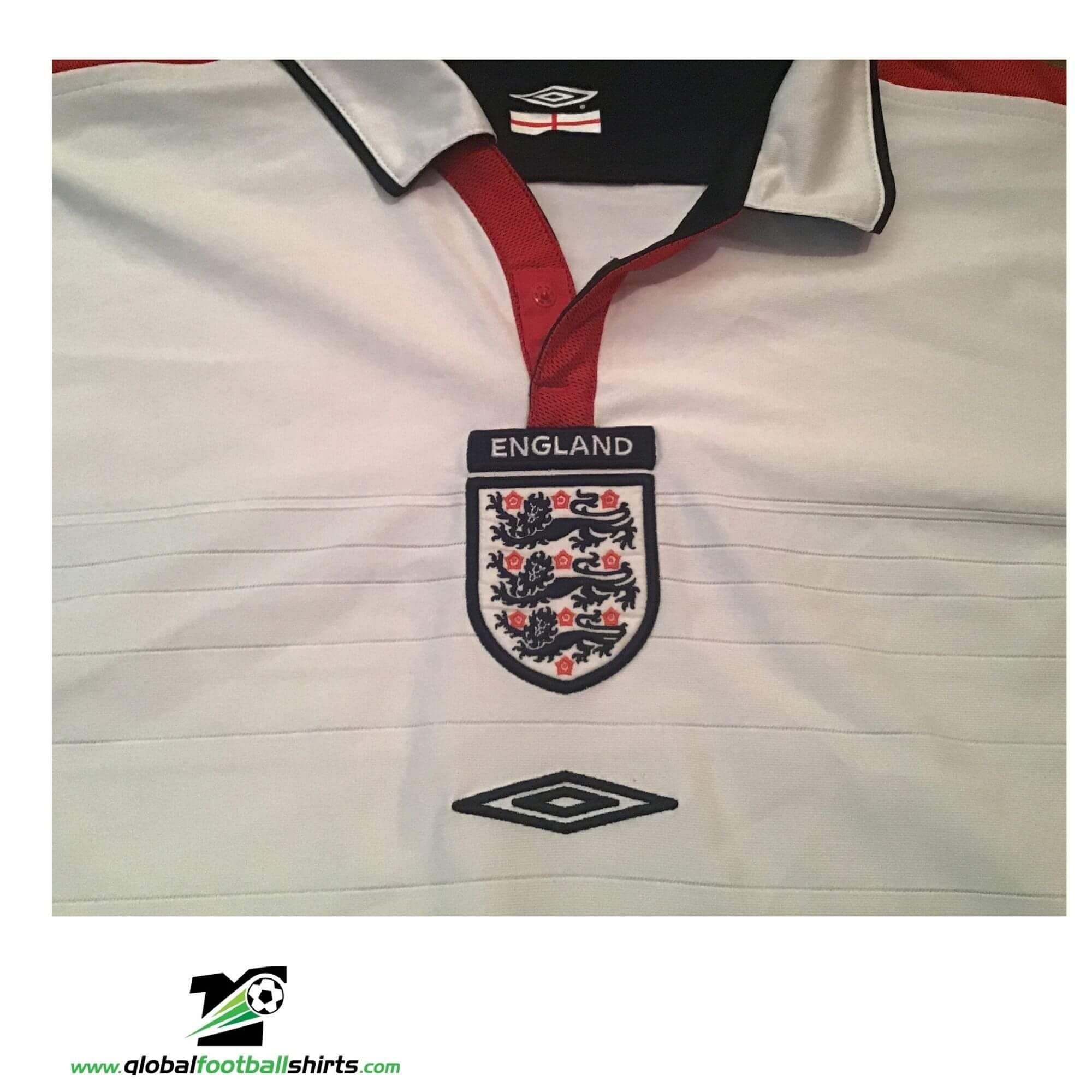 Classic Football Shirts | 2004 England Vintage Old Soccer