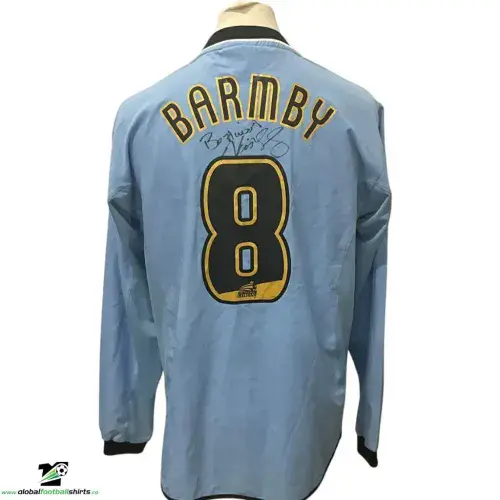 2004 2005 Hull City Barmby Away Centenary L/s Football Shirt Large