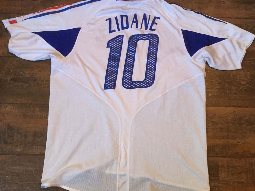 Maillot Vintage équipe De France Adidas 2004-2005 - Domicile Bleu Taille XL