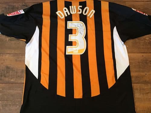 2005 2006 Hull City Dawson Player Issue Home Football Shirt