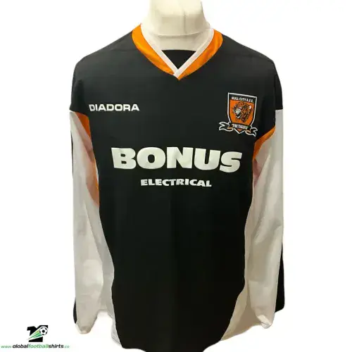 2005 2006 Hull City L/s Away Football Shirt Medium