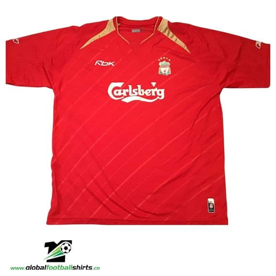 Classic Football Shirts | 2005 2006 Liverpool CL Vintage Old Jerseys