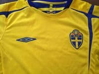 Classic Football Shirts | 2005 Sweden Vintage Old Soccer Jerseys