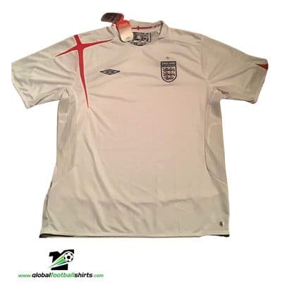2005 2007 England BNWT Home Football Shirt 2XL