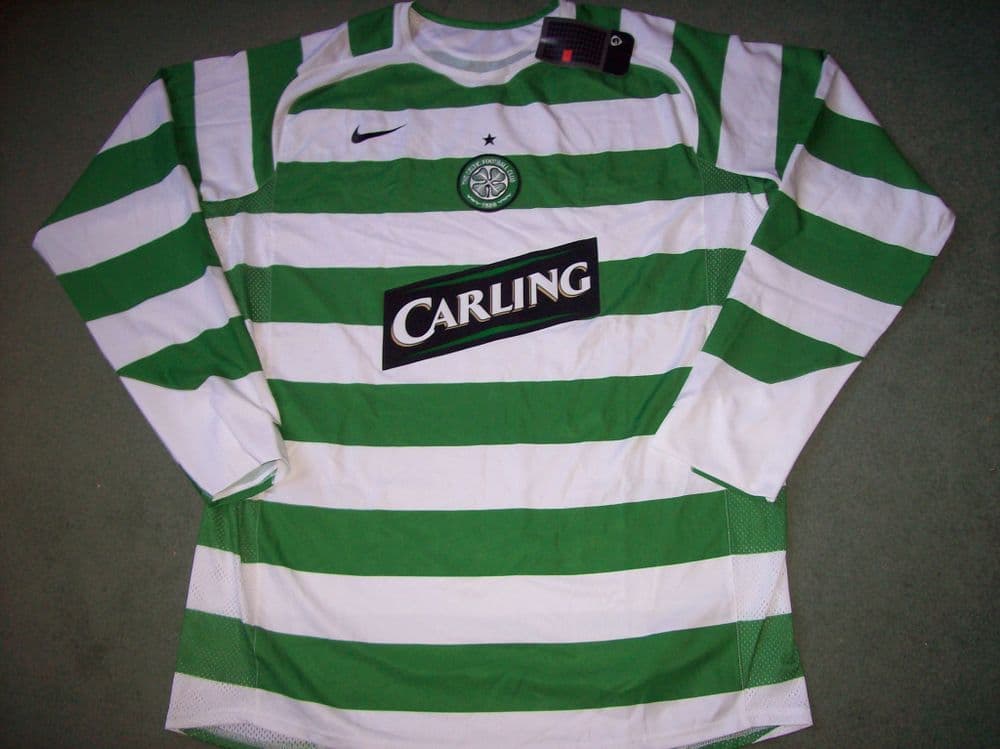 2005 2007 Glasgow Celtic BNWT New L/s Home Classic Football Shirt Adults XL