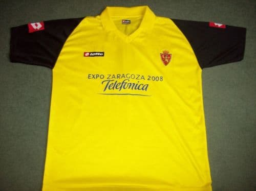 2005 2007 Real Zaragoza 8 Aimar Away Football Shirt Adults XL