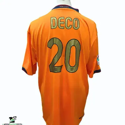 2006 2008 Barcelona Deco Away Football Shirt XL