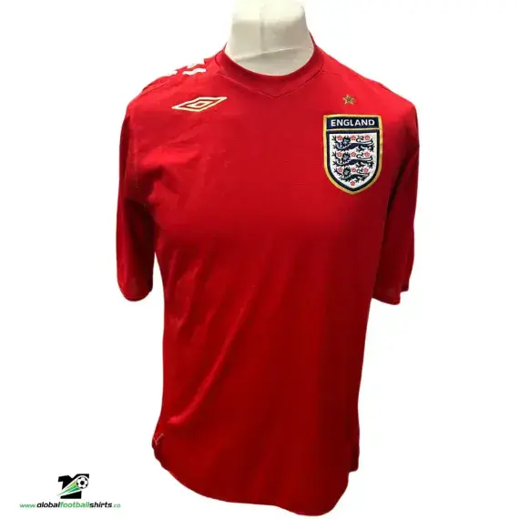Classic Football Shirts |  2007 England Vintage Old Soccer Jerseys