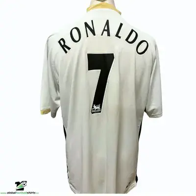 2006 2008 Manchester United Ronaldo Away Football Shirt XL