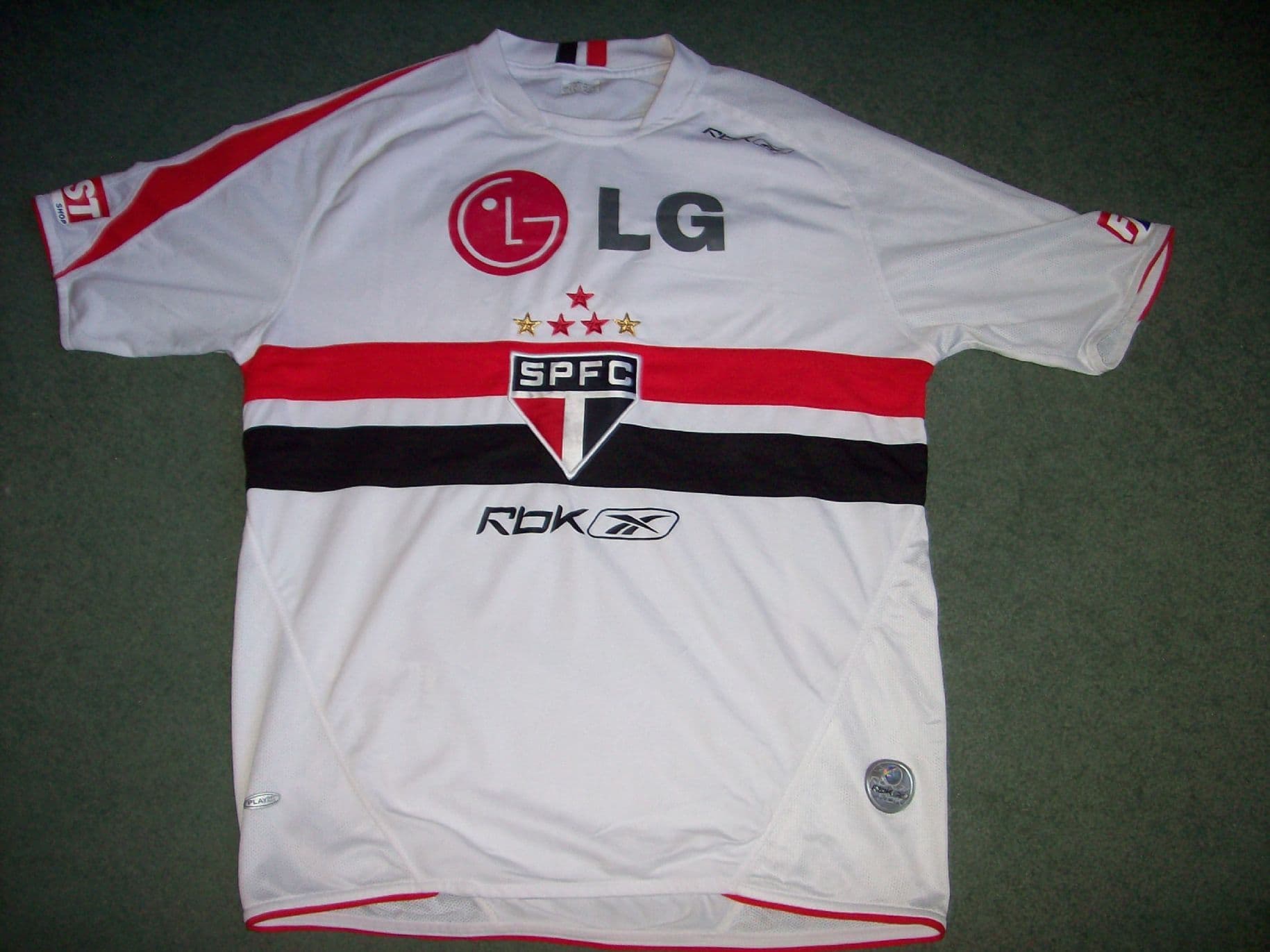 2006 Sao Paulo Adults Large 7 Mineiro Football Shirt Top