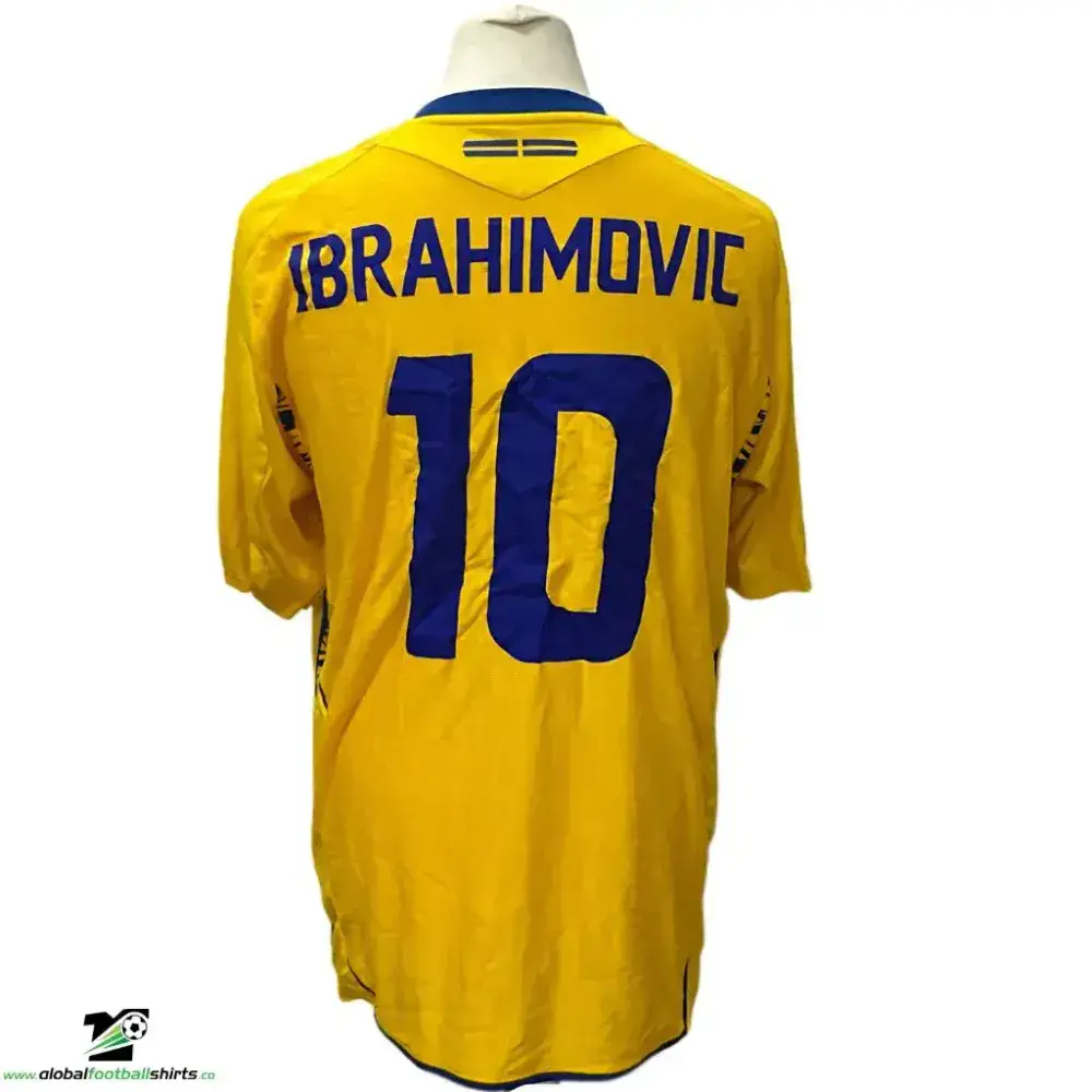 2007 2008 Sweden Ibrahimovic Football Shirt XL
