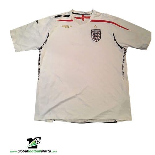 2007 2009 England Home Football Shirt 2XL