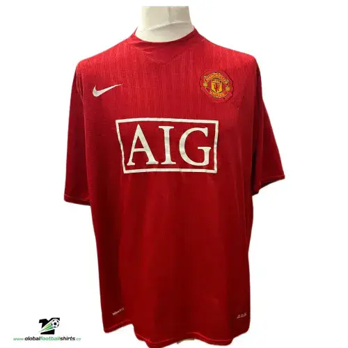 2007 2009 Manchester United Football Shirt 2XL