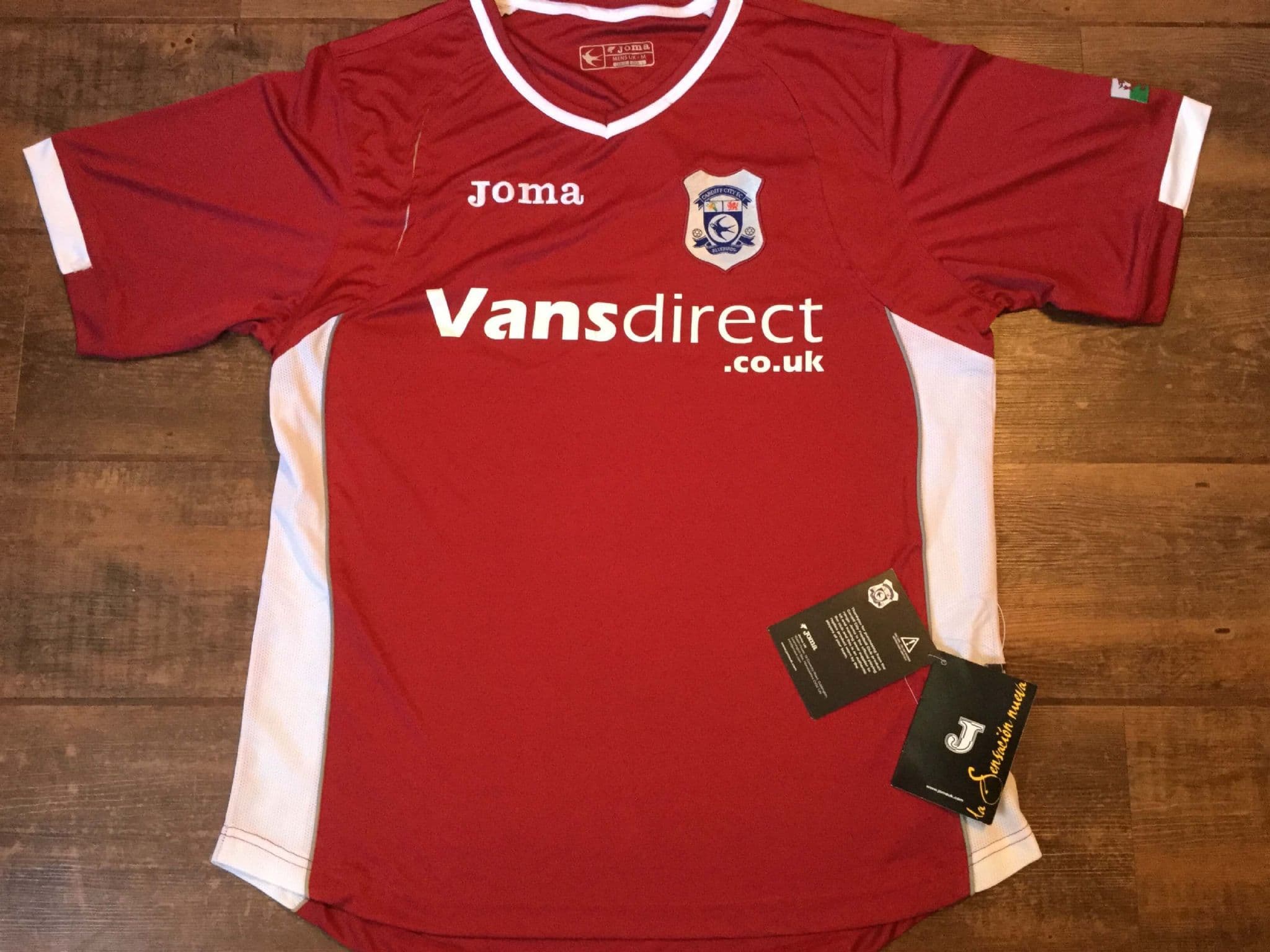 Maillot Cardiff City Domicile 2009/2010 Puma, Taille L - état Très Bon