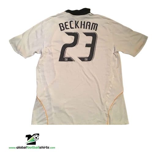 2008 2009 LA Galaxy Beckham Home Football Shirt XL
